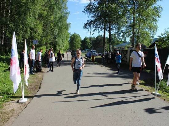 Молодогвардейцы провели забег для костромских студентов