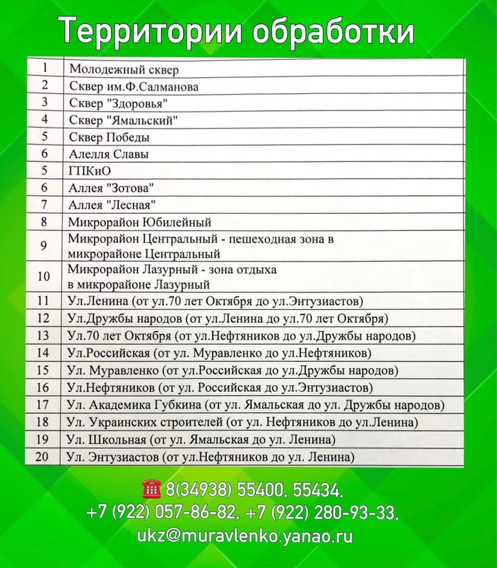 Обработка территорий от гнуса началась в Муравленко - МКЯмал