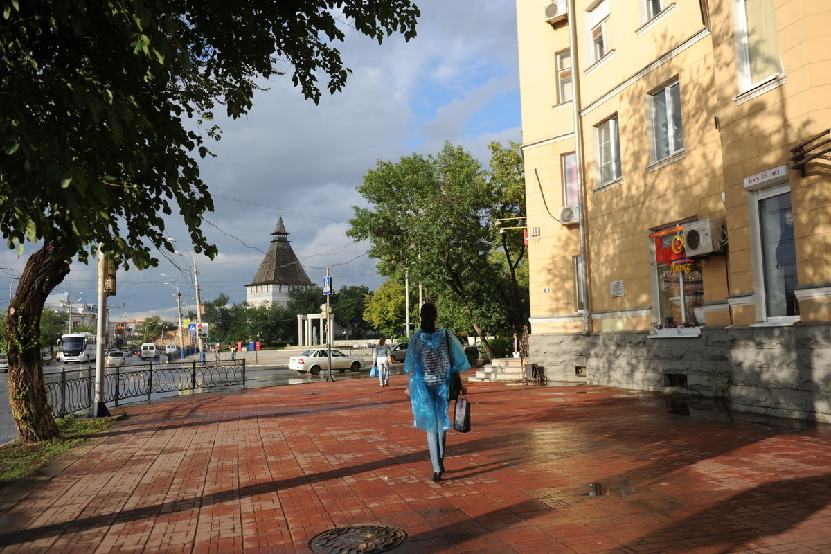 Дождь в астрахани фото