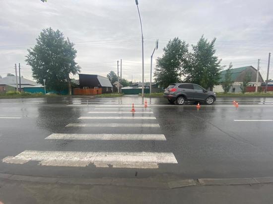 Водитель CHERY T21 сбил мужчину и 6-летнюю на пешеходном переходе в Новосибирске