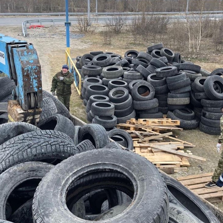 Сдать старые шины в москве