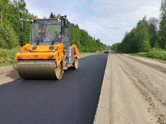 Завершается ремонт на трассе Опочка – Красногородск – граница с Латвией