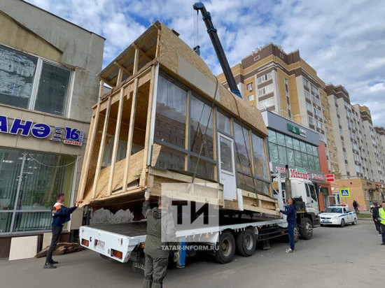 В Казани убрали 10 незаконных павильонов и два шиномонтажа