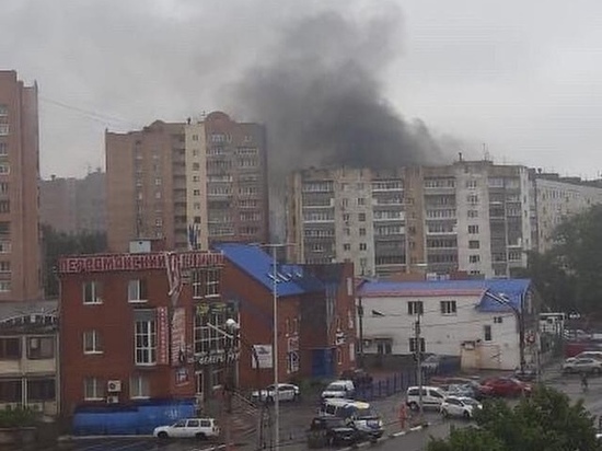 На Первомайском проспекте в Рязани сгорела машина