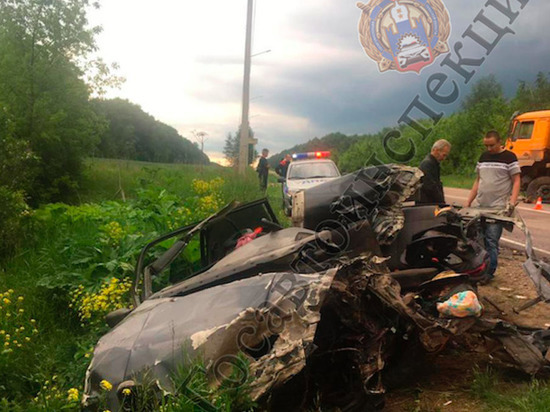 В Тульской области в ДТП с грузовиком погиб водитель легковушки