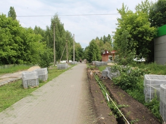 В Первомайском благоустраивают бульвар Победы