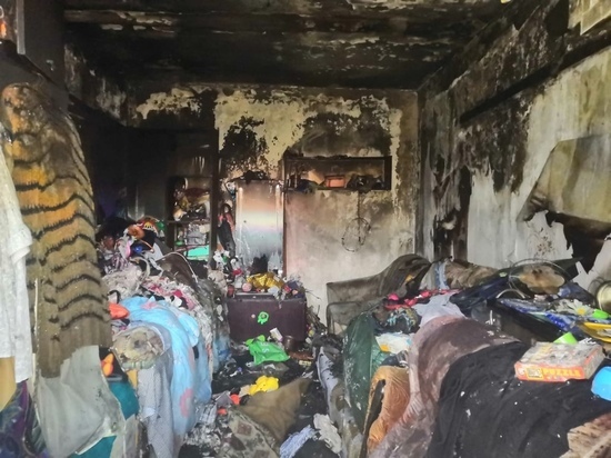 В Ярцево при пожаре в собственной квартире погибла женщина