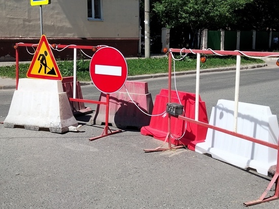 В Йошкар-Оле ограничено движение на улице Подольских курсантов