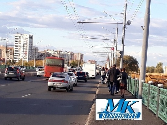 В Оренбурге на центральной магистрали возможны большие пробки