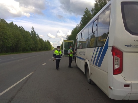  В Карелии водитель автобуса нарушил правила перевозки пассажиров