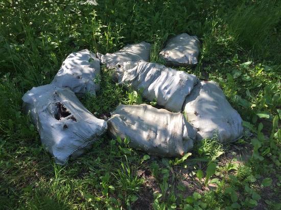 На окраине Рязани обнаружили мешки с останками крупного рогатого скота