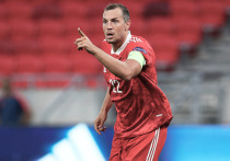 Капитан и нападающий сборной России Артем Дзюба не забивает за национальную команду пять матчей подряд