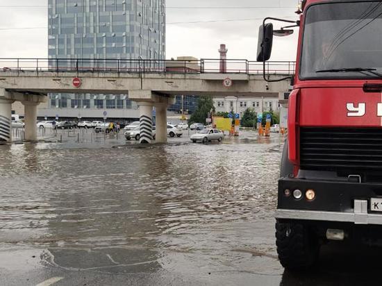 После дождя Ростов ушел под воду