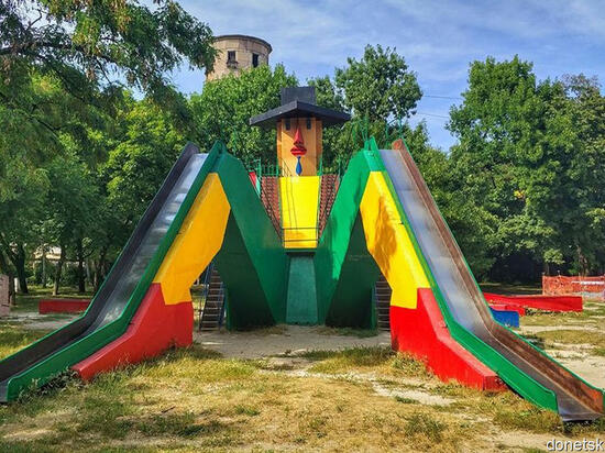 Стройка в парке "Гулливер" возмутила жителей Донецка