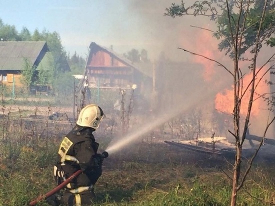 В Ивановской области участились возгорания садовых домиков