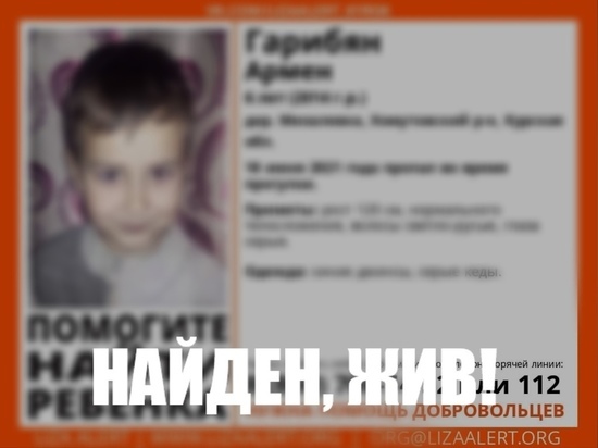 В Курской области найден живым пропавший ребенок