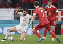 Сборная Дании вышла вперед в матче группового этапа Чемпионата Европы по футболу