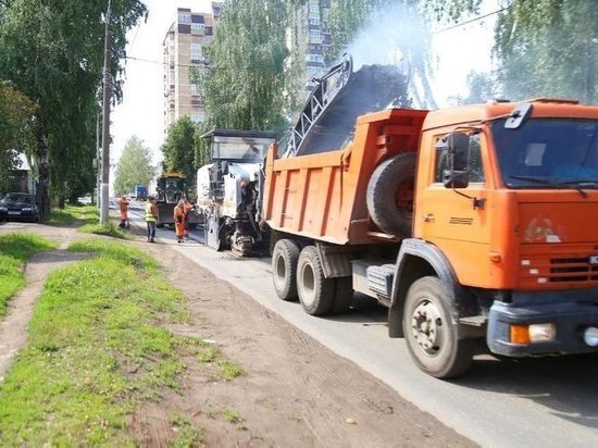 В Ижевске начали ремонтировать улицу Совхозную