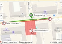 22 июня до 24 июля было ограничено движение на пересечении улиц Ленина и Дзержинского в центре Красноярска