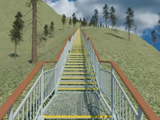 Самая длинная лестница в России будет построена на Торгашинском хребте в Красноярске