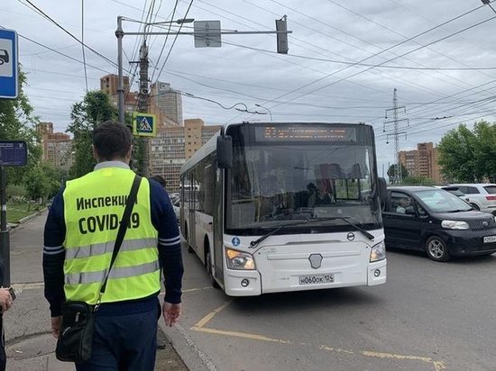 За нарушение масочного режима в Красноярске сняли с линии 570 автобусов и троллейбусов