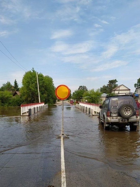 Садоводческий маршрут 41с временно отменен из-за подтопления дороги в Верхнеблаговещенском