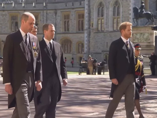 Уильям и Гарри устроили безобразную ссору на похоронах принца Филиппа