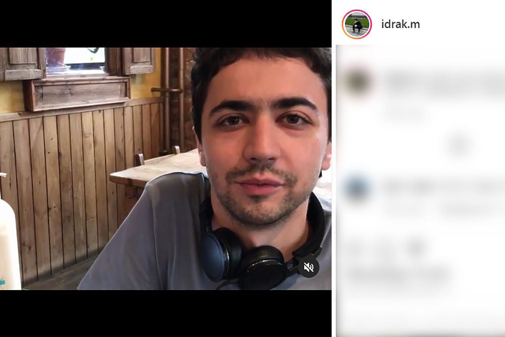 Na Komika Idraka Mirzalizade Napali V Centre Moskvy Foto Postradavshego