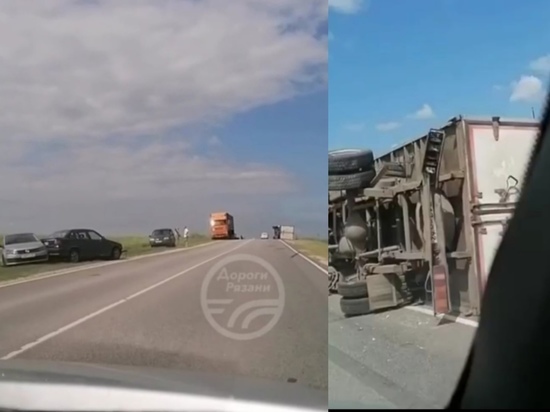 В Пронском районе Рязанской области произошло массовое ДТП
