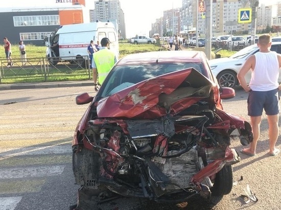 На севере Тамбова в ДТП пострадали два человека
