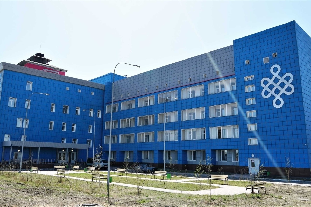 Терапевтический корпус республиканской больницы Кызыл