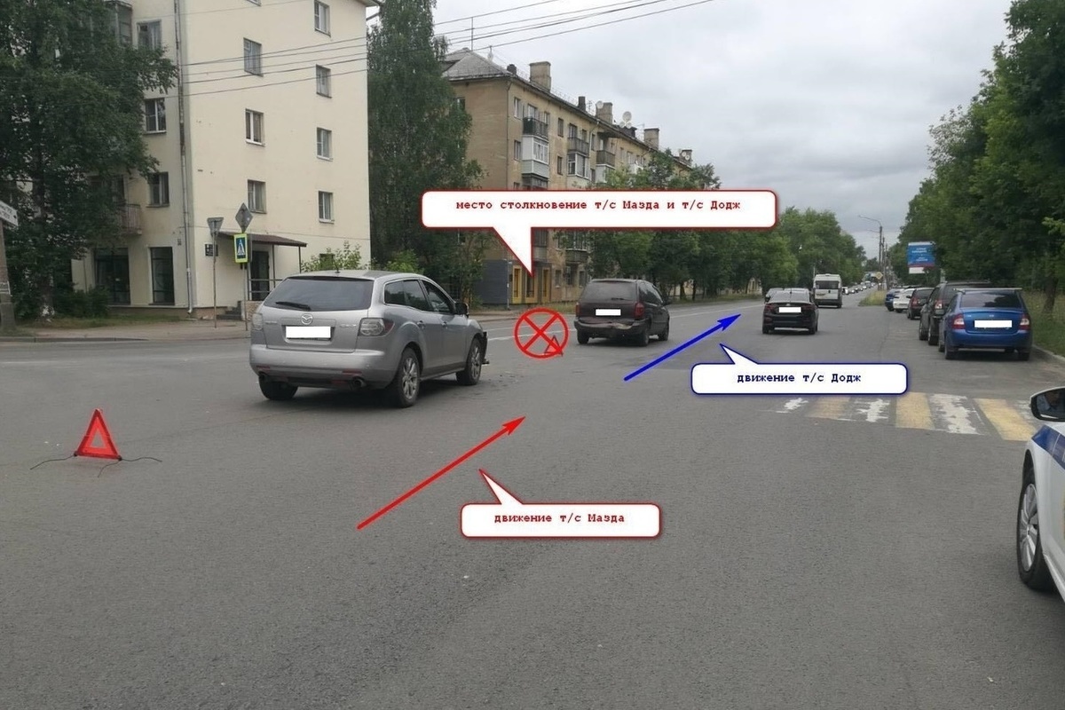 Соблюдай дистанцию: в Костроме столкнулись две иномарки