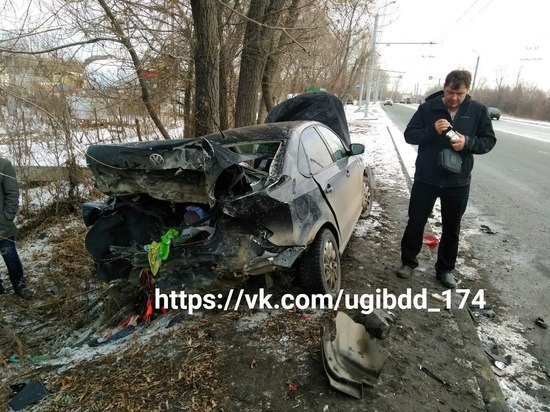 Тройное ДТП в Челябинске: пострадали три человека, среди них ребенок