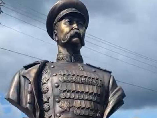 Калмыцкому генералу поставили памятник в Калининградской области