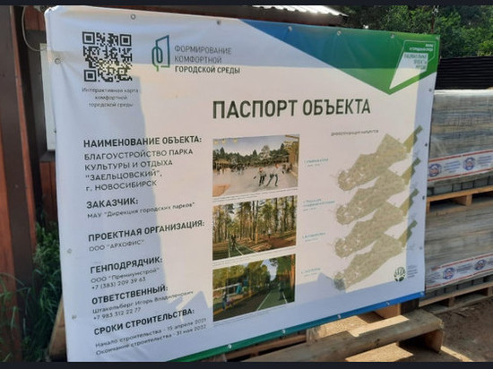 Велодорожки и экотропы создадут в Заельцовском парке Новосибирска по нацпроекту