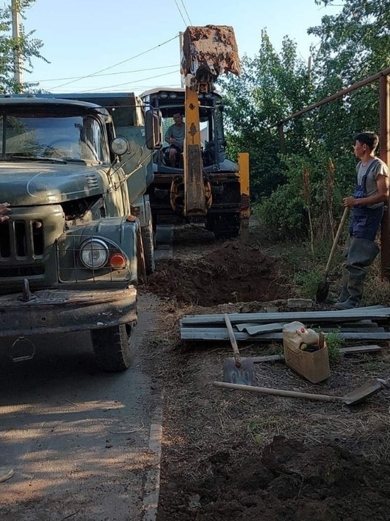 В столице Калмыкии произошли утечки водопроводных линий
