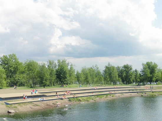 Место для купания могут создать в 2022 году на острове Татышев в Красноярске