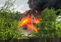 Двухэтажный жилой дом сгорел под Красноярском в ДНТ «Ясное» 7 июля