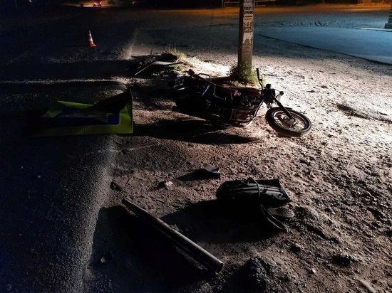 В Оренбургском районе  13-летний подросток врезался  дорожный знак