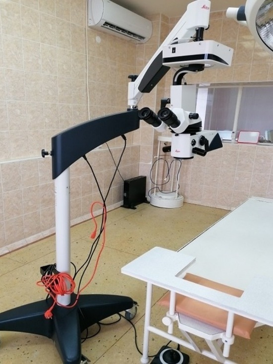 Новый операционный микроскоп появился в Тамбовской офтальмологической больнице