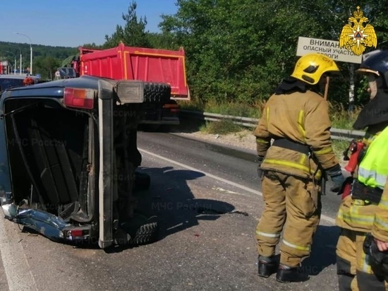 Авария в деревне Белая осложнила движение на въезде в Калугу