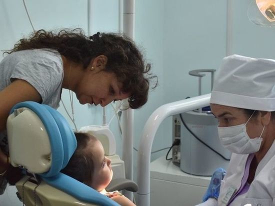 Уфимские стоматологи лечили маленьких пациентов Федоровского района