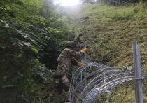 Через несколько месяцев на белорусско-литовской границе появится забор с колючей проволокой