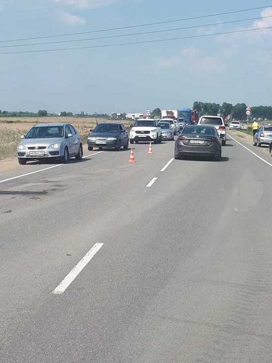 В Крымском районе из-за задымления трассы столкнулись 13 автомобилей