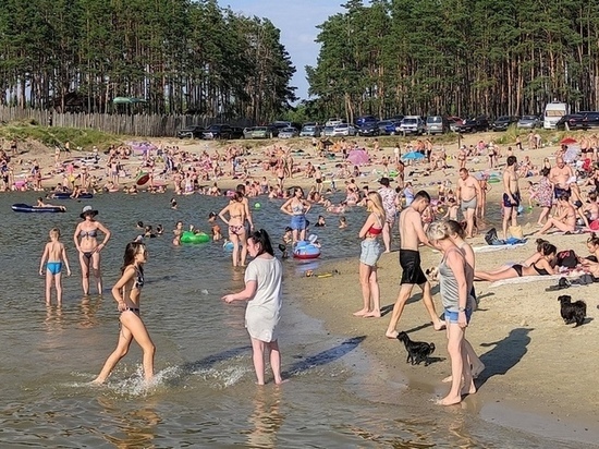 В Брянске наблюдается ажиотаж на пляже у Орлика