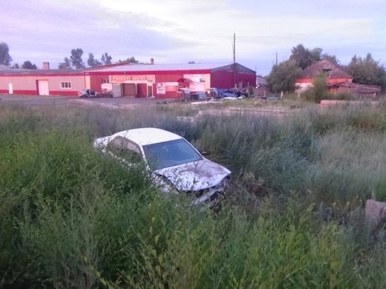 В Хакасии 20-летняя водительница попала в одиночное ДТП