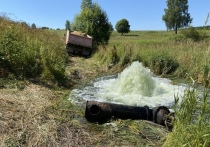 13 июля сотрудники МЧС и администрации Щекинского района спасают пруд Полторы около деревни Грумант. Три дня вода уходит из водоема из-за порыва на дамбе. На третий день на плотину привезли одну машину песка для ремонта. 
