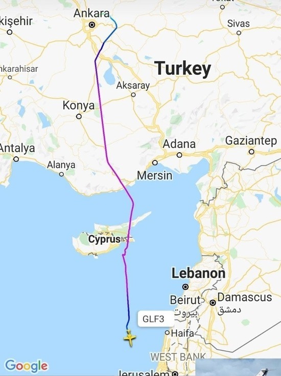 Связанный с израильским Моссадом бизнес-джет совершил два рейса в Анкару