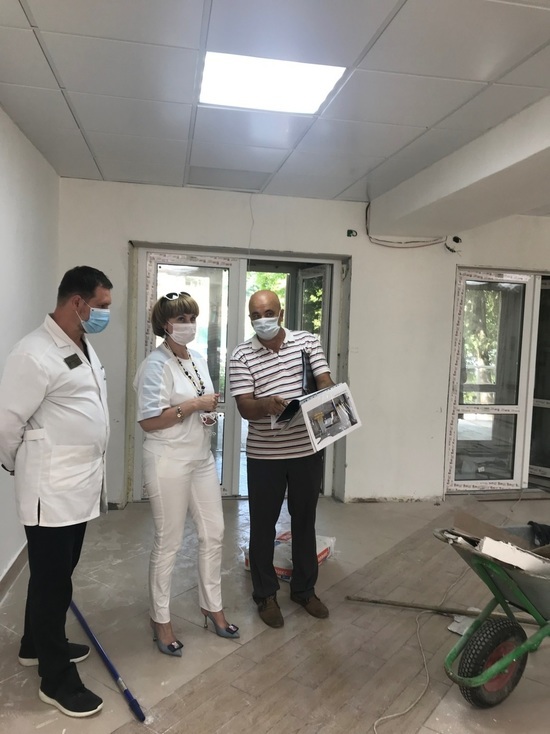 В Тамбове завершают капитальный ремонт взрослой поликлиники № 2