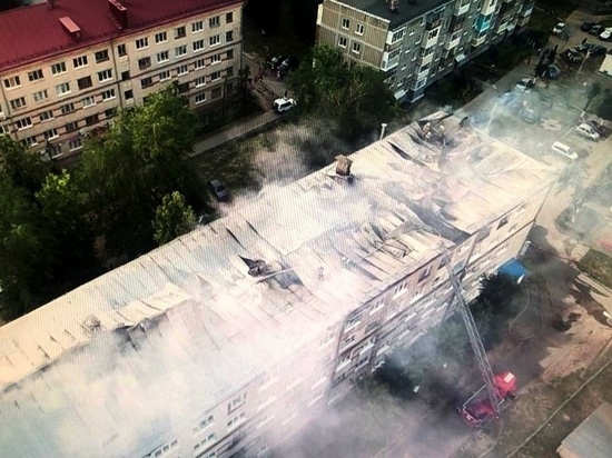 В Новочебоксарске ввели режим ЧС после пожара в пятиэтажном доме
